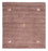 Gabbeh Teppich - Softy quadratisch - 150 x 150 cm - braun