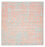 Designer Teppich quadratisch - 255 x 248 cm - orange