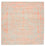Designer Teppich quadratisch - 251 x 251 cm - orange