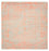 Designer Teppich quadratisch - 304 x 303 cm - orange