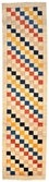 Gabbeh Teppich - Loribaft Perser 381 x 93 cm - mehrfarbig