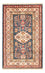 Ziegler Teppich - Kazak - Royal - 95 x 60 cm - petrolblau