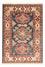 Ziegler Teppich - Kazak - Royal - 90 x 60 cm - petrolblau