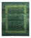 Gabbeh Teppich - Loribaft Perser - 162 x 132 cm - grün