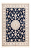 Perserteppich - Nain - Premium - 161 x 105 cm - dunkelblau