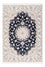 Perserteppich - Nain - Premium - 160 x 110 cm - dunkelblau