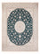 Perserteppich - Nain - Premium - 306 x 247 cm - grün