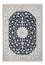 Perserteppich - Nain - Premium - 207 x 146 cm - dunkelblau