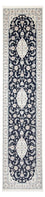 Läufer Perser - Nain - Premium - 344 x 90 cm - dunkelblau