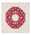 Perserteppich - Nain quadratisch - 210 x 194 cm - rot