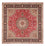 Perserteppich - Täbriz - Royal quadratisch - 252 x 252 cm - rot