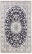 Perserteppich - Nain - Royal - 202 x 130 cm - dunkelblau