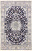 Perserteppich - Nain - Royal - 204 x 128 cm - dunkelblau