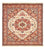 Perserteppich - Nomadic quadratisch - 218 x 200 cm - creme