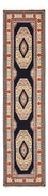 Läufer Perser - Täbriz - Premium - 300 x 73 cm - dunkelblau