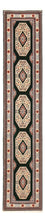 Läufer Perser - Täbriz - Premium - 372 x 74 cm - dunkelblau