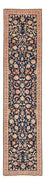 Läufer Perser - Täbriz - Premium - 300 x 68 cm - dunkelblau
