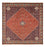 Perserteppich - Nomadic quadratisch - 197 x 193 cm - rot