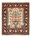 Perserteppich - Nomadic quadratisch - 65 x 57 cm - mehrfarbig