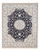 Perserteppich - Nain - Premium sonderform - 211 x 269 cm - dunkelblau