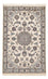 Perserteppich - Nain - Royal - 108 x 71 cm - hellgrau