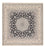 Perserteppich - Nain - Royal quadratisch - 310 x 305 cm - dunkelblau