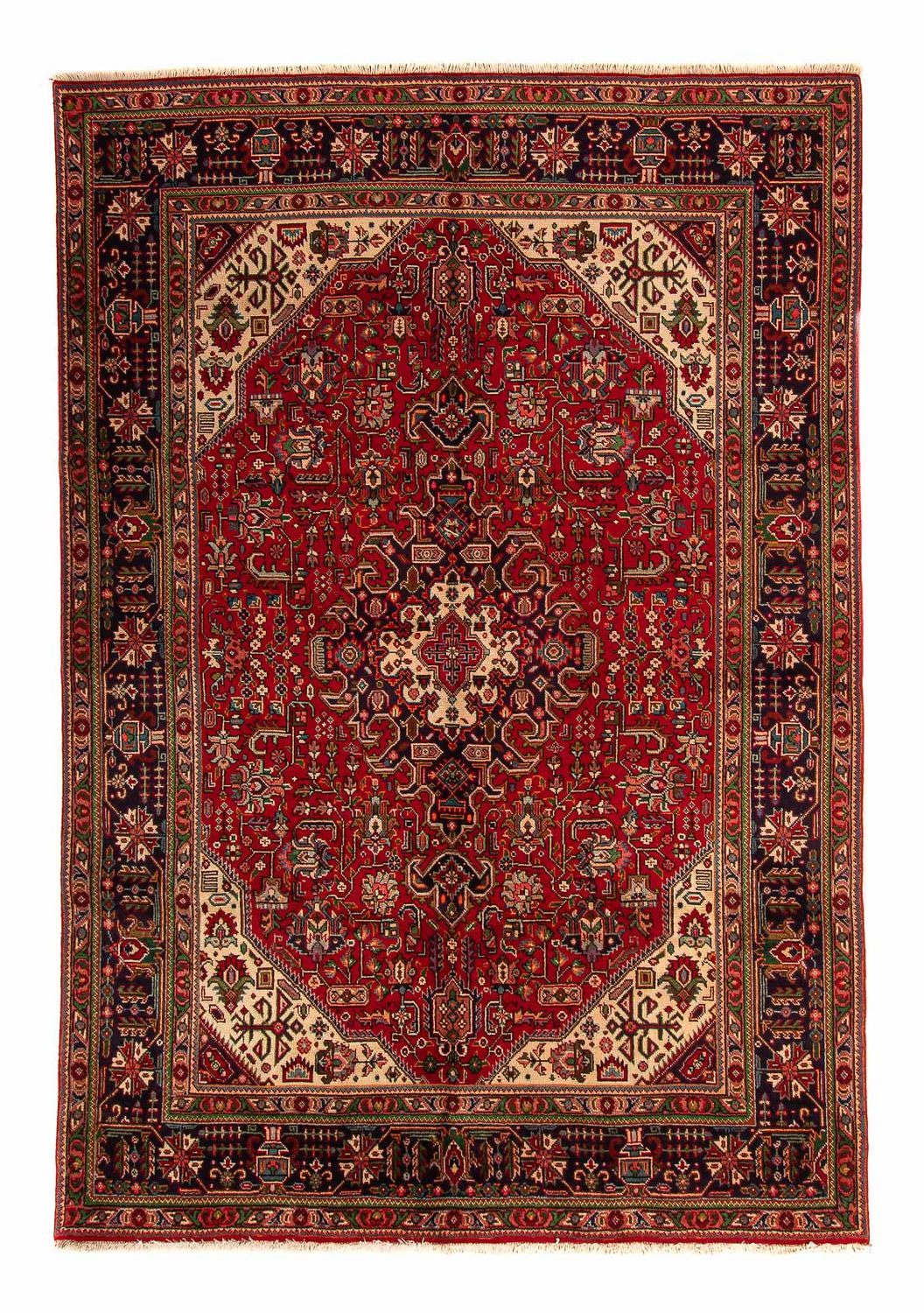 Perserteppich - Täbriz 295 x 195 cm - dunkelrot