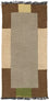 Nepal Teppich 140 x 70 cm - grau