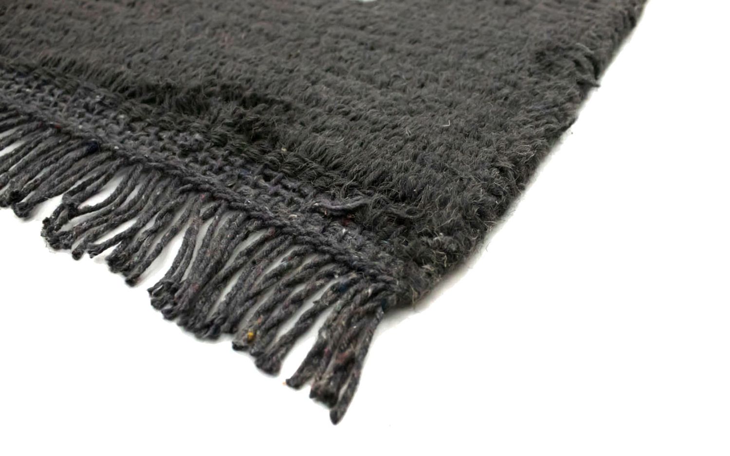 Nepal Teppich 140 x 70 cm - blau