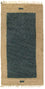 Nepal Teppich 140 x 70 cm - grau