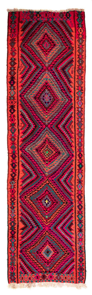 Kelim Teppich - Old 380 x 120 cm - mehrfarbig
