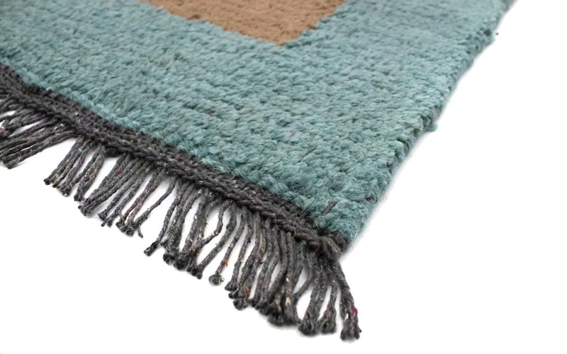 Nepal Teppich 140 x 70 cm - braun