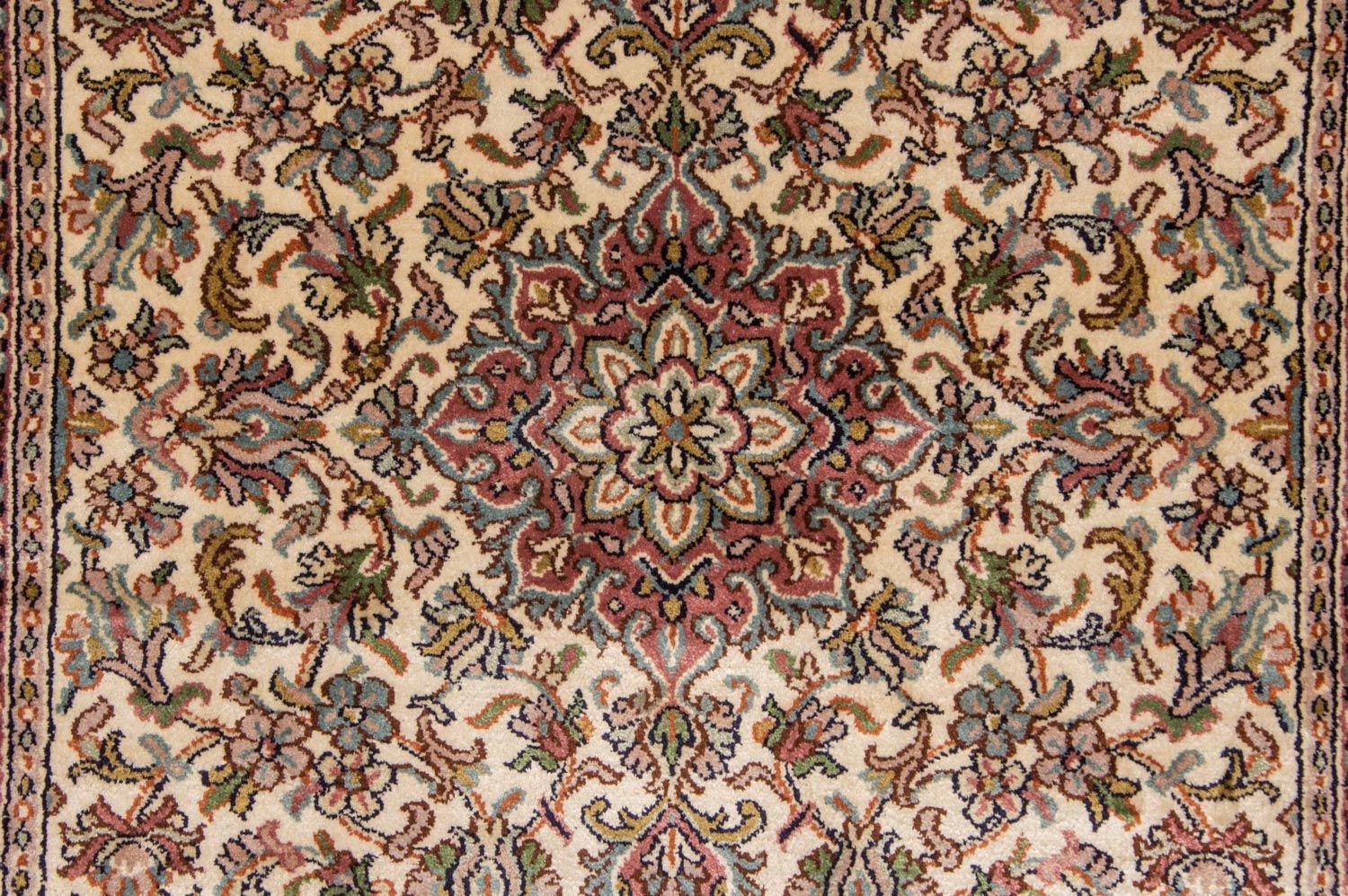 Seidenteppich - Kaschmir Seide 192 x 79 cm Teppichläufer
