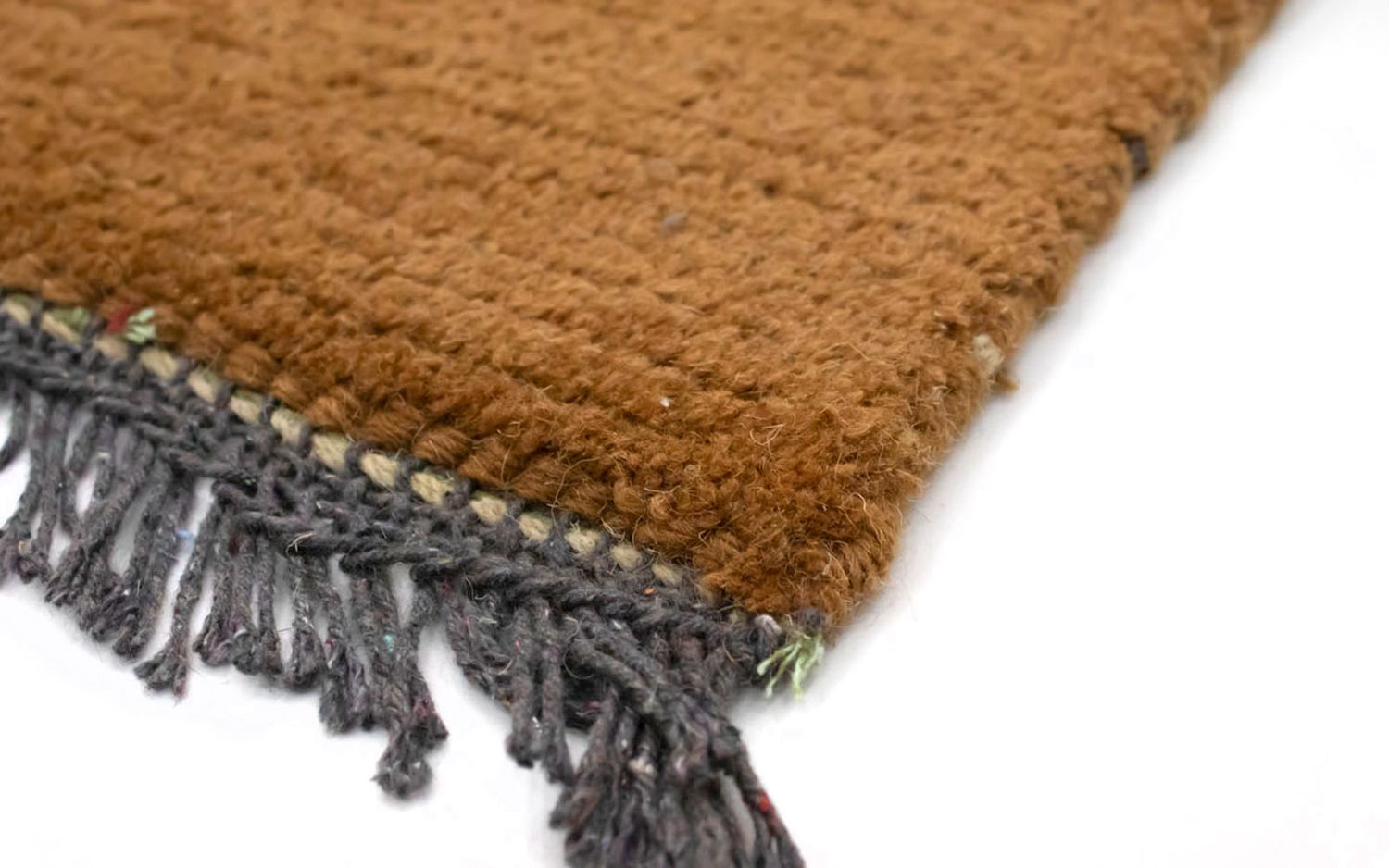 Nepal Teppich 140 x 70 cm - braun