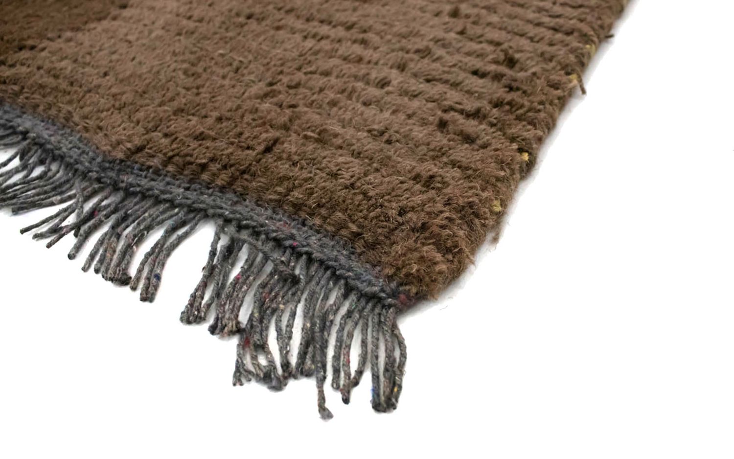 Nepal Teppich 140 x 70 cm - braun