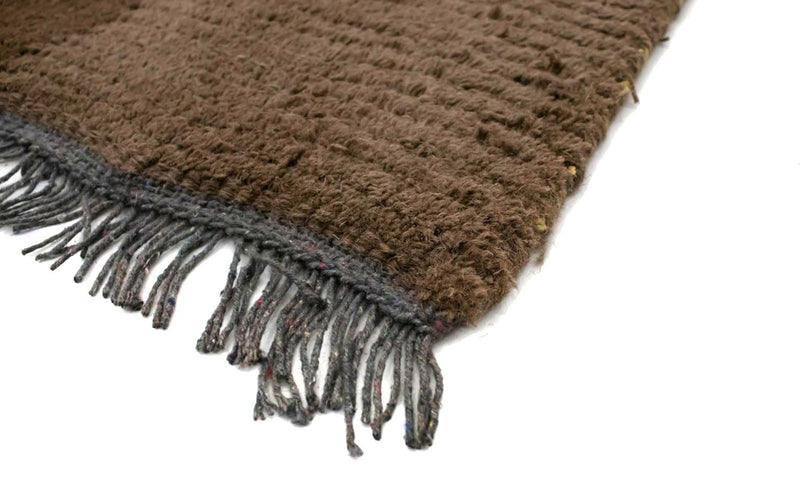 Nepal Teppich 140 x 70 cm - braun