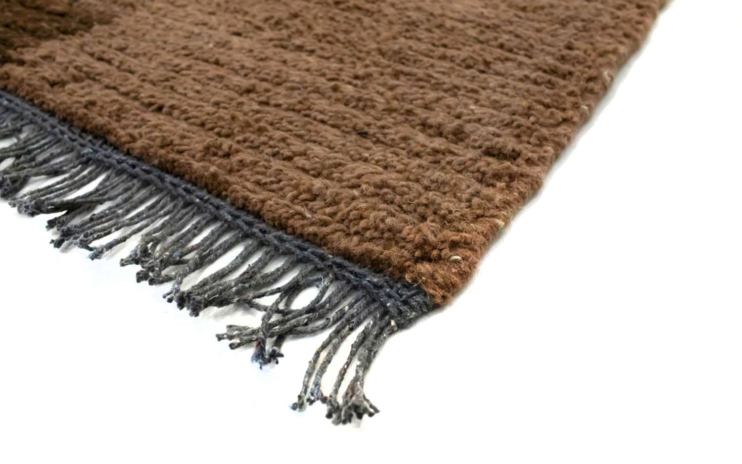 Nepal Teppich 140 x 70 cm - braun