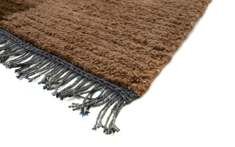 Nepal Teppich 140 x 70 cm - braun