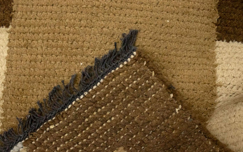 Nepal Teppich 140 x 70 cm - mehrfarbig