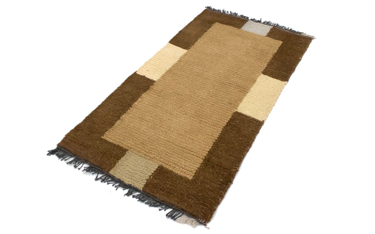 Nepal Teppich 140 x 70 cm - mehrfarbig