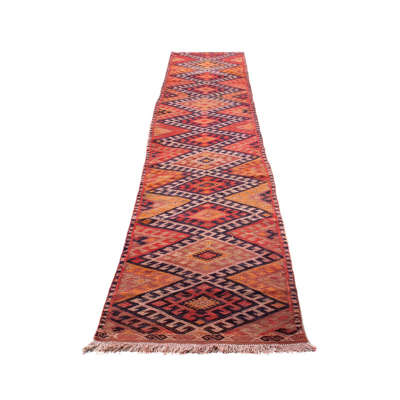 Kelim Teppich - Old 380 x 75 cm - mehrfarbig