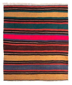 Kelim Teppich - Old 175 x 190 cm - mehrfarbig