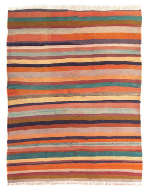 Kelim Teppich - Old 170 x 140 cm - mehrfarbig