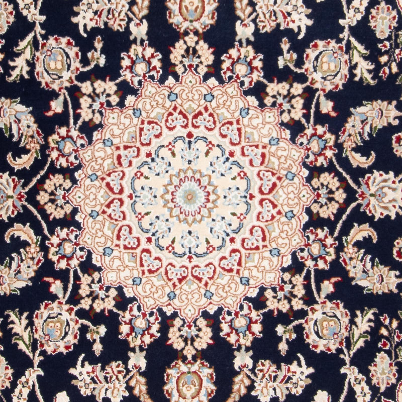 Orientteppich - Nain - Indus - 196 x 134 cm - dunkelblau