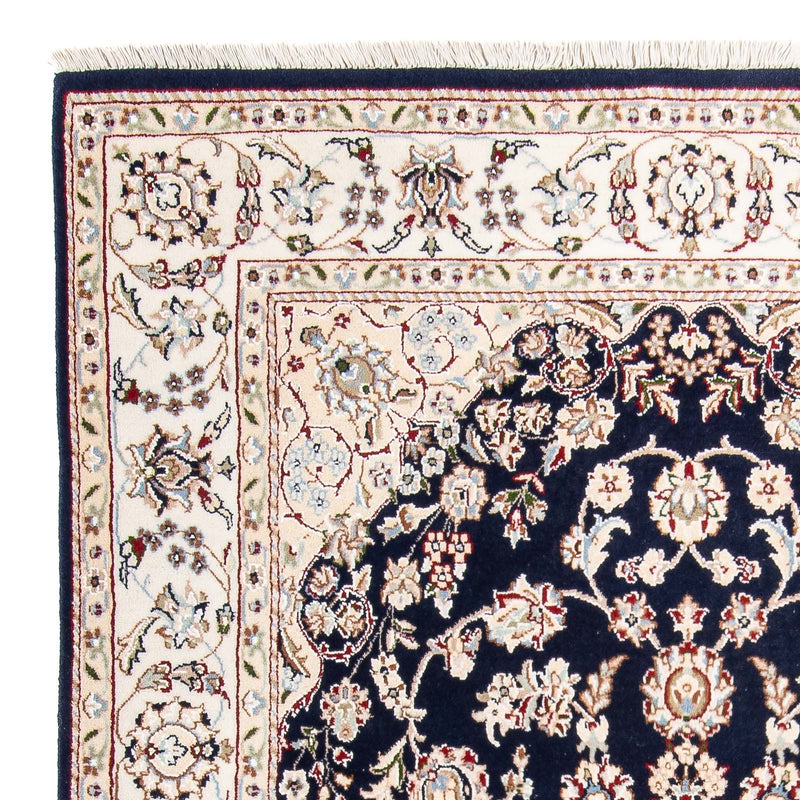 Orientteppich - Nain - Indus - 196 x 134 cm - dunkelblau