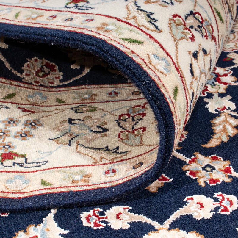 Orientteppich - Nain - Indus - 196 x 134 cm - dunkelblau