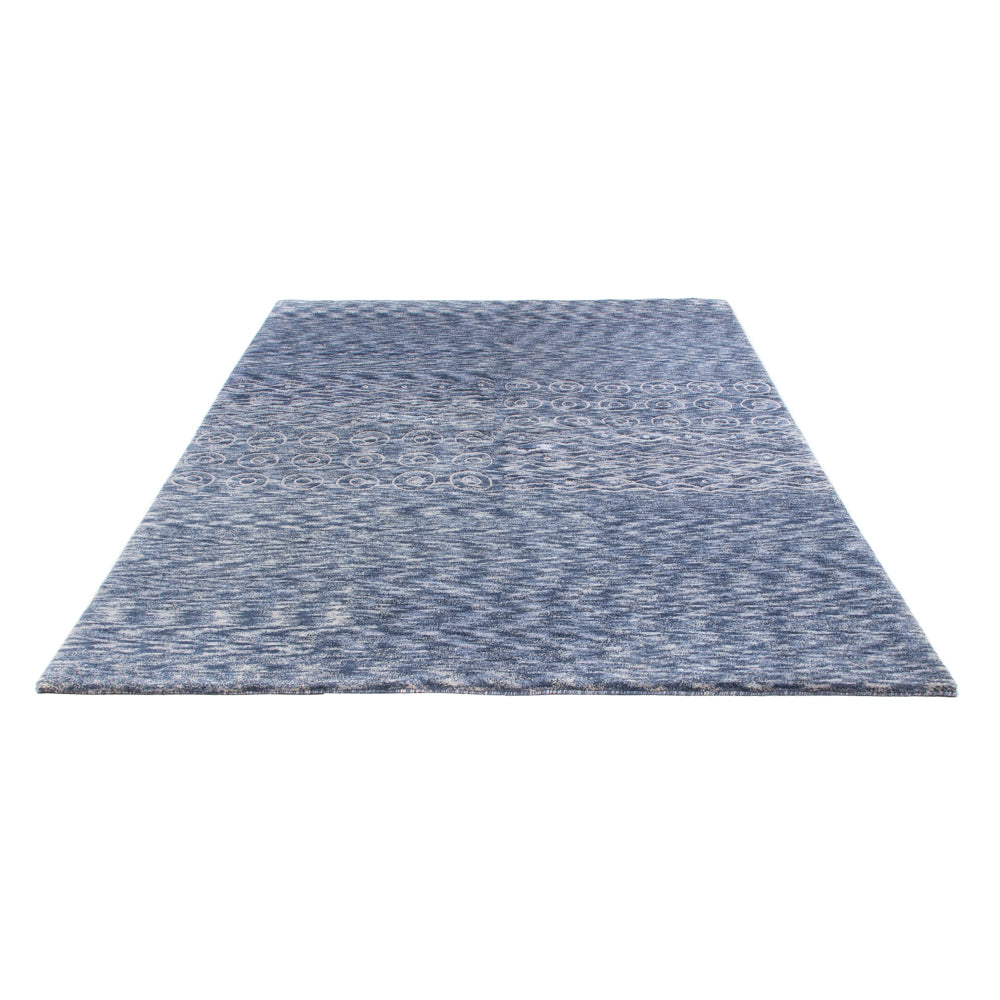 Nepal Teppich - 239 x 170 cm - blau