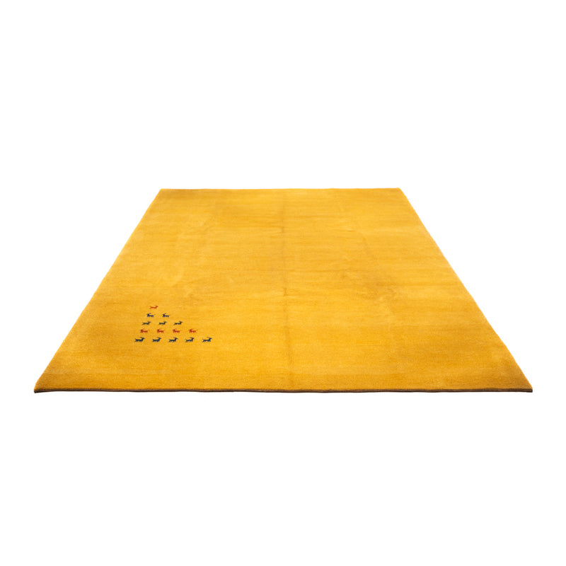 Gabbeh Teppich - Indus - 394 x 307 cm - gold