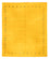 Gabbeh Teppich - Indus - 386 x 304 cm - gelb