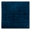 Gabbeh Teppich - Indus quadratisch  - 261 x 246 cm - dunkelblau